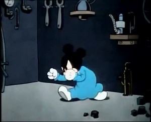1934 - Mickey's Steam Roller (Computer Colorized)