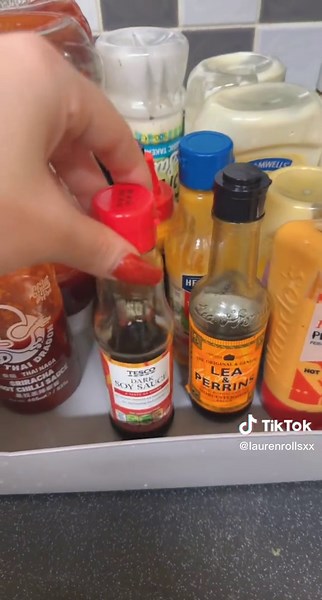 Organising Sauce Storage: A Therapeutic Experience