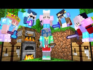 Minecraft Speedrunner VS 5 Hunters