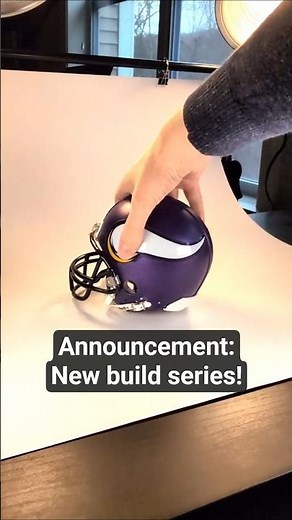 Thinking smaller. Announcing a brand-new build series 🏈 #nfl #football #lego