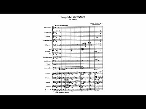 Brahms: Tragic Overture, Op. 81 (with Score)