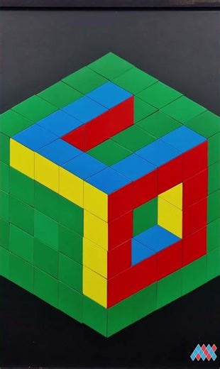 Stop Motion - Dynamic 3D Countdown Timer #fastmotion #stopmotion #lego #esher #shorts