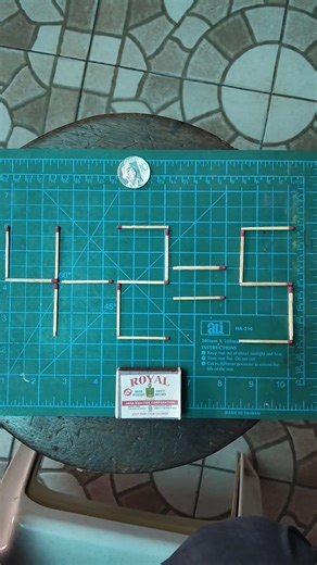 Move 2 Match Sticks to make the equation correct!