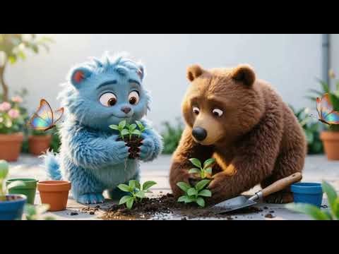 🌸 Spring Cleaning Song | Leni and Bear Kids Music | Children's Cartoon 2026