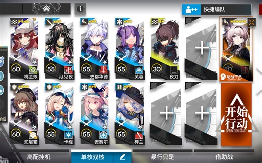 【明日方舟】CW-9调查任务 精1林单核 不低配