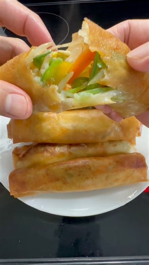 Crispy vegetables spring rolls 😛👌‼️ so easy to make 😊 #howto #cook #springrolls #recipe #ingredients | MasonicStorm