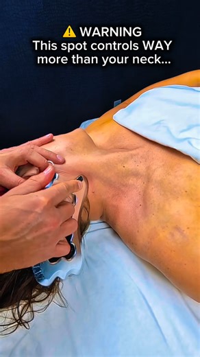 Alex Borisov | ⚠️ WARNING: This spot controls WAY more than your neck… What you’re seeing here isn’t “just muscle work.” This is deep cervical... | Instagram