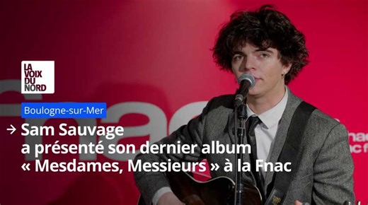 Sam Sauvage, en famille à la Fnac de Boulogne, pour la sortie de « Mesdames, Messieurs »