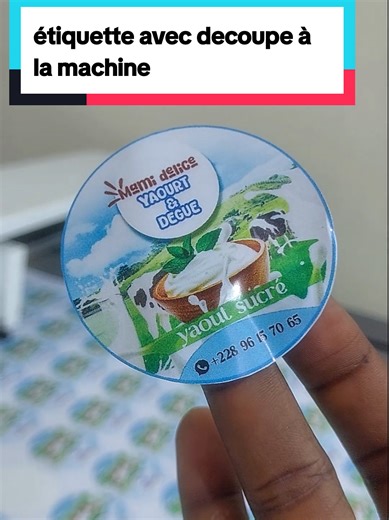 besoin d étiquette vous êtes au bon endroit ici à Lotus print nous nous occupons de la conception à la découpe de vos étiquettes que ce soit pour la vente ou l'usage personnel #impressionTogo #tiktopprint #impressionbache #impression autocolant