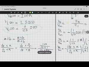 Transfer Function & V_out in Operational Amplifier Circuits | Parallel Resistor & Capacitor