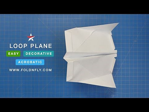✈ An Acrobatic Looping Plane - Loop Plane- Fold 'N Fly