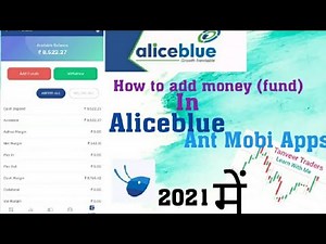 How to add fund in Aliceblue | alice blue me fund kaise add kare || #Aliceblue