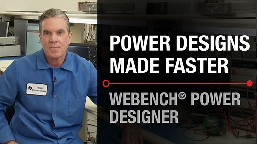 How to use WEBENCH Power Designer | Video | TI.com