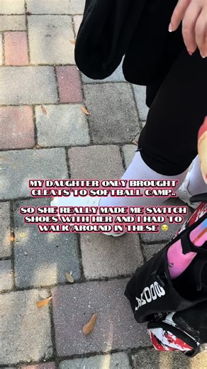 Hilarious Mom Moments: Switching Shoes for Softball Camp