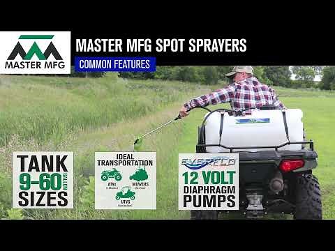 Master MFG: 15-Gallon ATV Spot Sprayer Overview