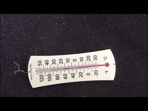 How to set up an outdoor thermometer