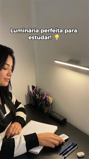 Luminária perfeita para colocar na mesa e estudar!