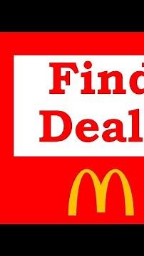How To Find Deal Codes On McDonald’s App