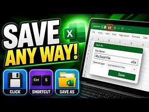 How To Save Files In Excel (All Methods)