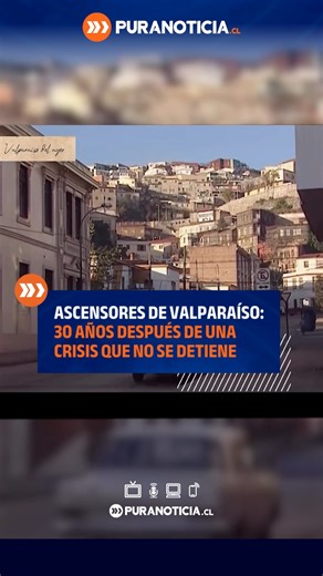 Puranoticia.cl on Instagram: "Un fragmento del documental francés FRANCE 3 de 1995 vuelve a circular… y duele ver cuánto se parece al presente. 🚡 Hace 30 años, los ascensores de Valparaíso ya estaban deteriorados, detenidos o sin mantención adecuada. Hoy, la situación sigue lejos de resolverse: uno de los casos más emblemáticos es el Ascensor Artillería, que lleva cinco años fuera de servicio y recién obtuvo la RS para iniciar su restauración. Como reportó Puranoticia.cl en noviembre pasado, ag