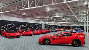 Montreal hidden Ferrari supercar collection