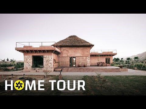 This Natural Mud House in Alwar is Designed With Traditional Construction Techniques (Home Tour).