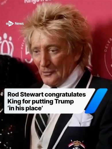 Sir Rod Stewart appeared to congratulate the King for putting “that little ratbag in his place”, in reference to his recent state visit to the US. During a line-up in the interval of an event celebrating the 50th anniversary of the King’s Trust at the Royal Albert Hall, Sir Rod congratulated Charles on his trip to the “Americas”. The singer said: “May I say, well done in the Americas. You were superb, absolutely superb, put that little ratbag in his place.” #Scotland #News #UK #RoyalFamily #Trum