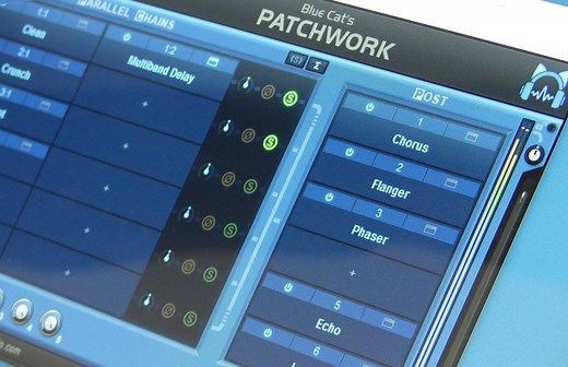 PatchWork by Blue Cat Audio - Effect Rack Plugin VST VST3 Audio Unit AAX