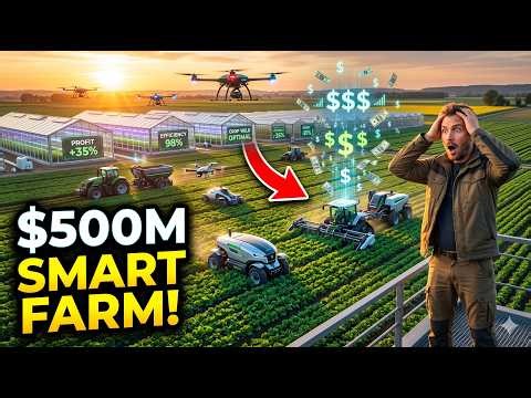 Inside the World’s Most Advanced $500M Smart Farm: Robots, Drones, & AI