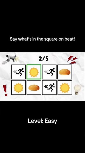 The Official Square Game | Name Each Square on Beat (Easy)