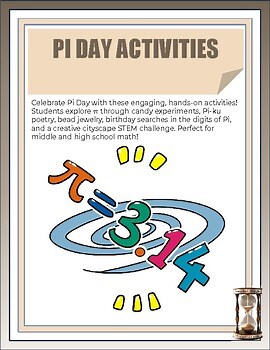 Pi Day Activities | Pi-ku Poetry, Pi Jewelry, Candy Lab, Birthday in Pi