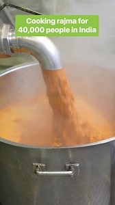 This mega-kitchen produces enough Rajma to feed 40,000 people during Baba Milan. #Rajma #India #howitsmade #curry #insiderfood | Insider Food
