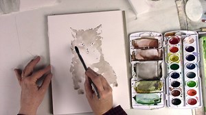 4.1K views · 235 reactions | Using a watercolor set that most children already have let's paint a simple little kitty in watercolor. They can apply this technique to their own image or go to my free online course "Watercolor for kids and Young at Heart" for a free download. https://birgitoconnorwatercolors.teachable.com/courses | Birgit O'Connor Watercolors | Facebook