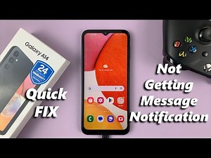 How To Enable Text Message Notifications On Samsung Galaxy A14