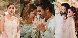 In Pictures: Inside Minal Khan, Ahsan Mohsin Ikram's intimate engagement