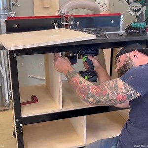 Router Table Upgrade: Maximum Storage Space | Bourbon Moth Woodworking