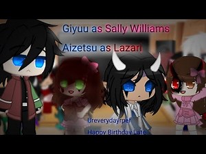 Demon Slayer reagindo a Giyuu as Sally Williams e Aizetsu as Lazari