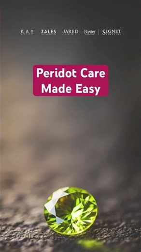 Peridot Care 101: Storage & Handling Tips #peridot #storage #care