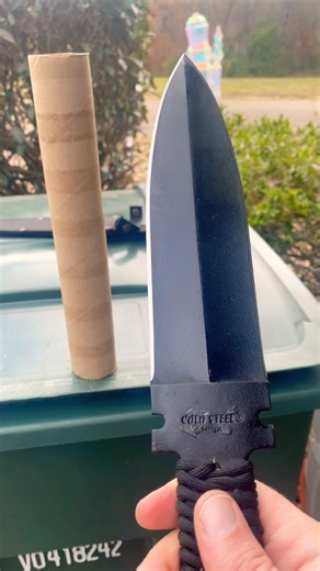 Rare Cold Steel War Head Extreme Sharpness Demo #asmr #asmrcutting #blade #coldsteelknives