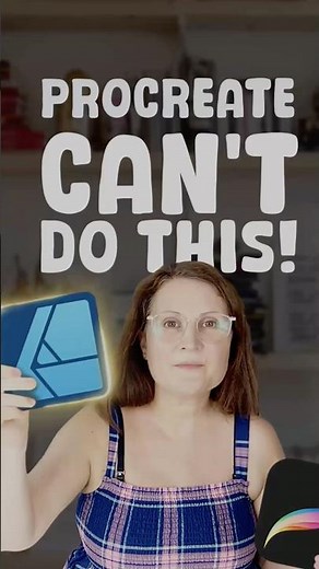 6 Things Affinity Designer does better than Procreate #affinitydesigner