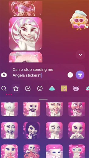 Angela stickers: how to make cute Angela sticker designs