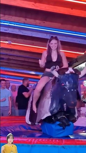 Benidorm bull 🐂 #bullriding #carnival #rodeo #circus #funny
