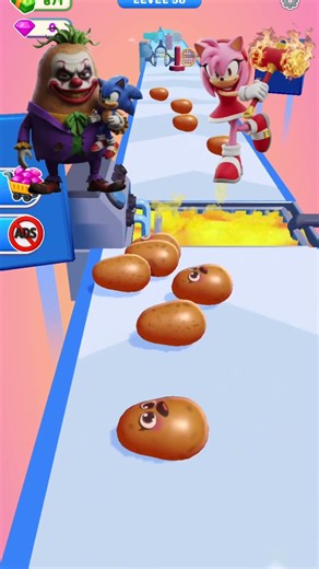 Sonic Speed run vs potato #shorts #gaming