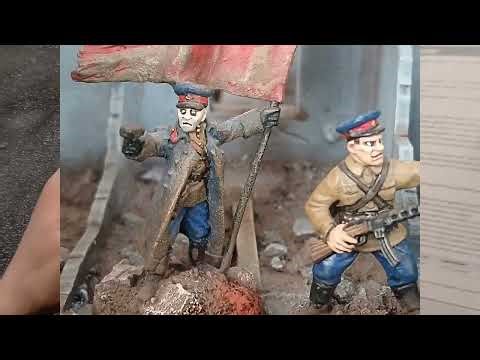 Soviet Commissar Teams for Bolt Action.