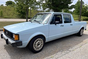 1981 Volkswagen Rabbit LS Diesel 4-Door Pickup Conversion - 5-Speed Manual, Crew Cab Truck Conversion, Diesel Power, Mostly Texas-Owned