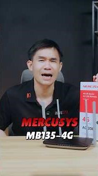 Mercusys MB135-4G: 4G AC1200 Dual Band SIM Router