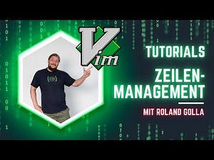 Part 1: Vim Tutorial deutsch - Zeilen verschieben ausschneiden kopieren