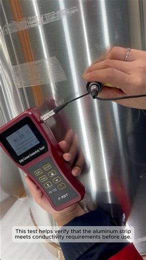 Aluminum Strip Conductivity Testing for Transformer Applications#aluminumstrip#transformerwinding