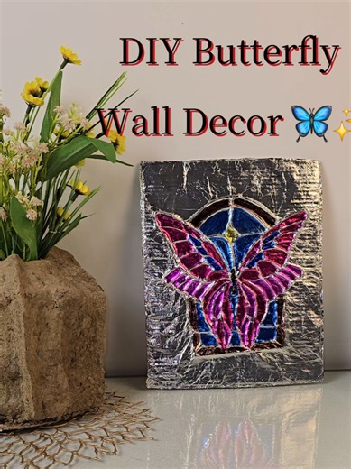 DIY Butterfly Wall Decor #trending #handmade #decoration #diy #homedecor