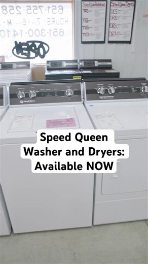 Speed Queen Washer & Dryer Sets - Appliance Solutions